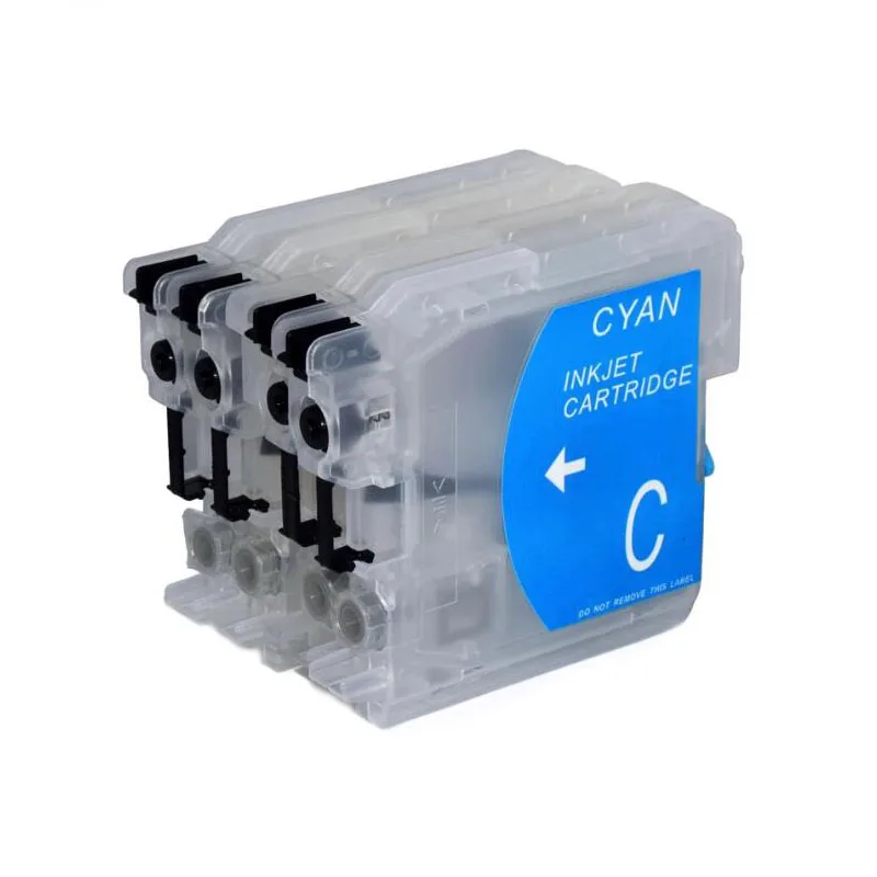 LC39 LC980 lc60 LC985 LC38  Refillable ink Cartridge for Brother MFC-J220 DCP-J315W J125 J515W MFC J415W Printer