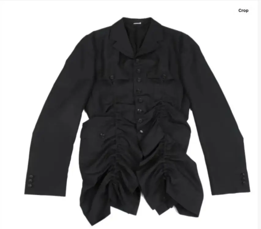 XS-6XL Novo 2026 Roupa Masculina e Feminina para Desfile de Moda, Jaqueta e Terno Unissex com Design Desconstruído Personalizado, Trajes Plus Size