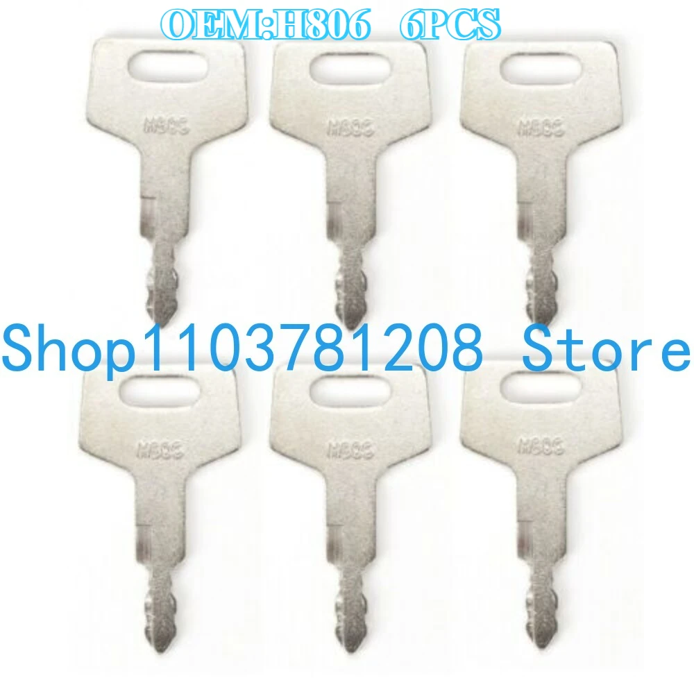

6 шт. ключ H806 для экскаватора и гусеничного погрузчика Takeuchi, простой в использовании, практичный, прочный