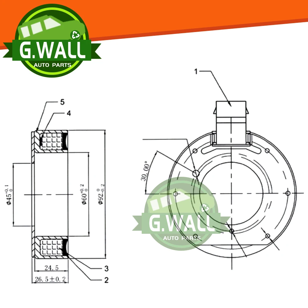 Air Conditoning AC Compressor Clutch Coil For Opel Astra 2013