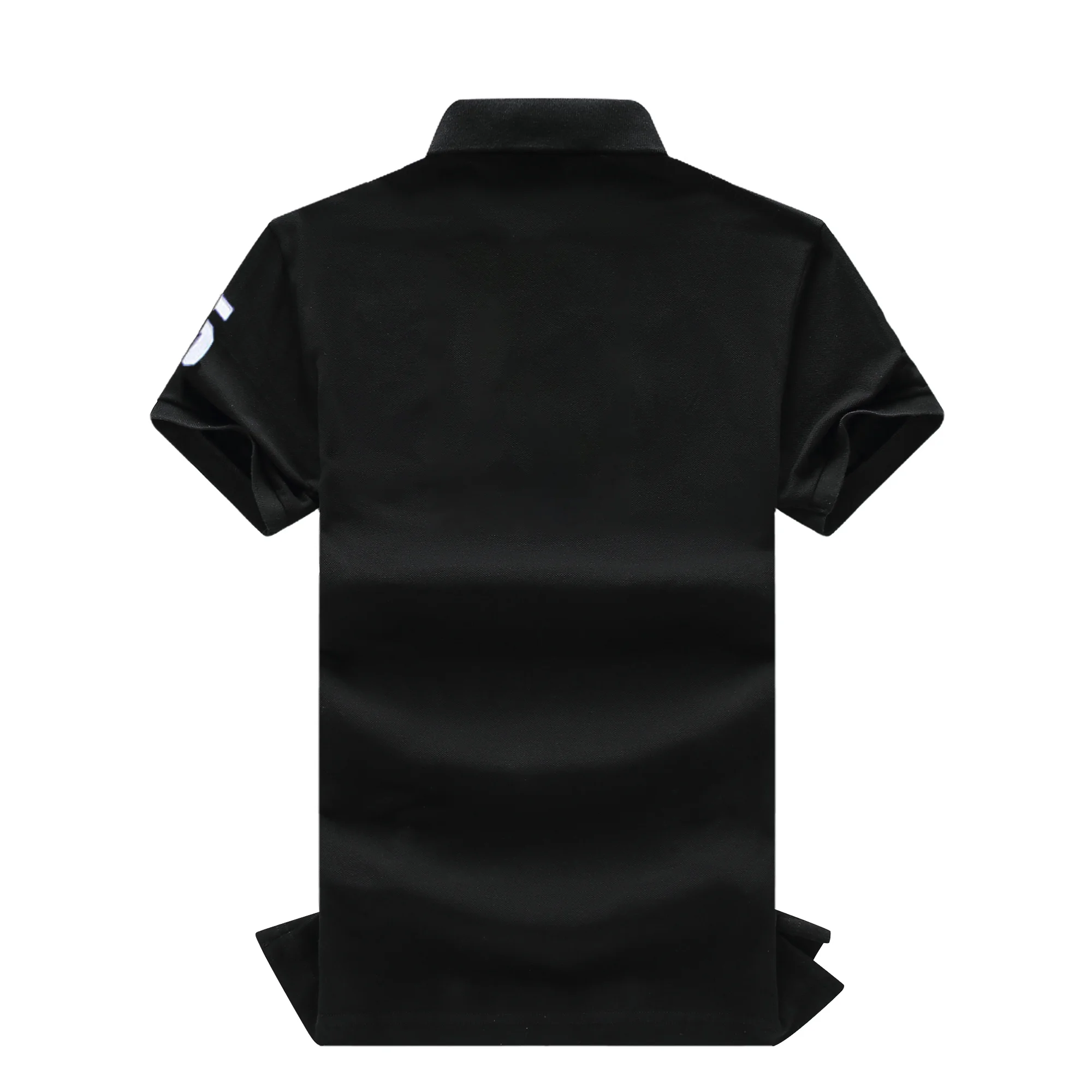 Designer New York Men's Polo T Shirt Classic Breathable Cotton Short Sleeve Golf Wear Collared Tee