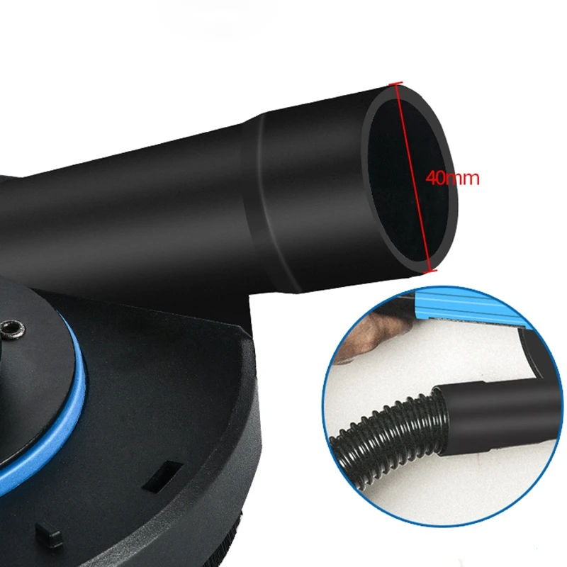 Hot 5 Inch Angle Grinder Dust Shroud Cover Tools For Concrete Marble Granite Engineered Stone Grinding Dust Collection