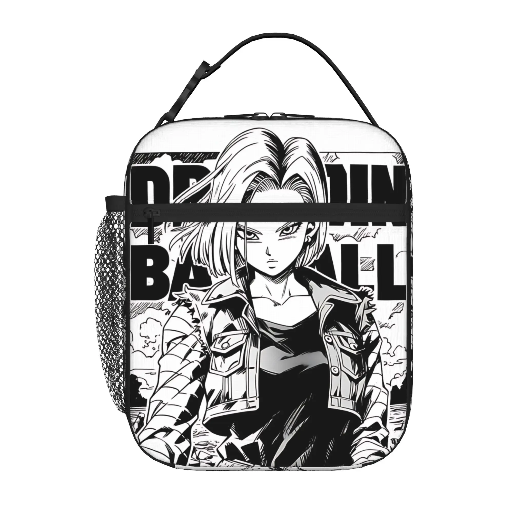 Dragon Ball manga style Insulated Lunch Bag Meal Pack Rice Bag  bolsa Student Bento Lunch Handbag Insulation