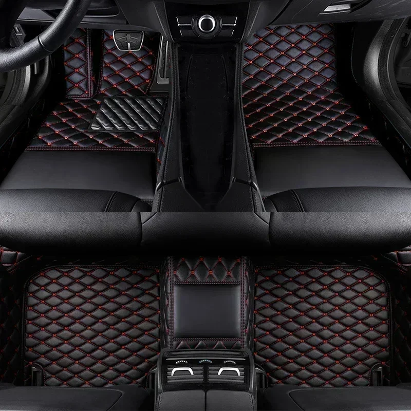 Full Coverage Custom Car Floor Mats for Mercedes Benz GLA X156 H247 2019-2023 GLB 5 Seat 7 Seat Car Accessories Interior Details - Image 4