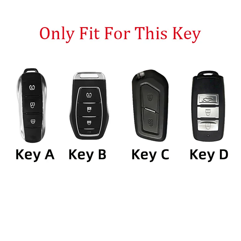 Alloy Car Key Cover Key Case Keychain Accessories for Dongfeng Fengguang DFSK Glory 580 Fengon Ix5 Ix7 Seres 3 Sf5 2021 2022