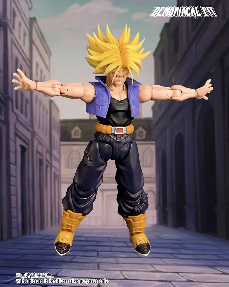 

Dragon Ball Z Demoniacal Fit Trunks The Boy From The Future Son of Tomorrow Action Collectible Model Assemble Toys Gift