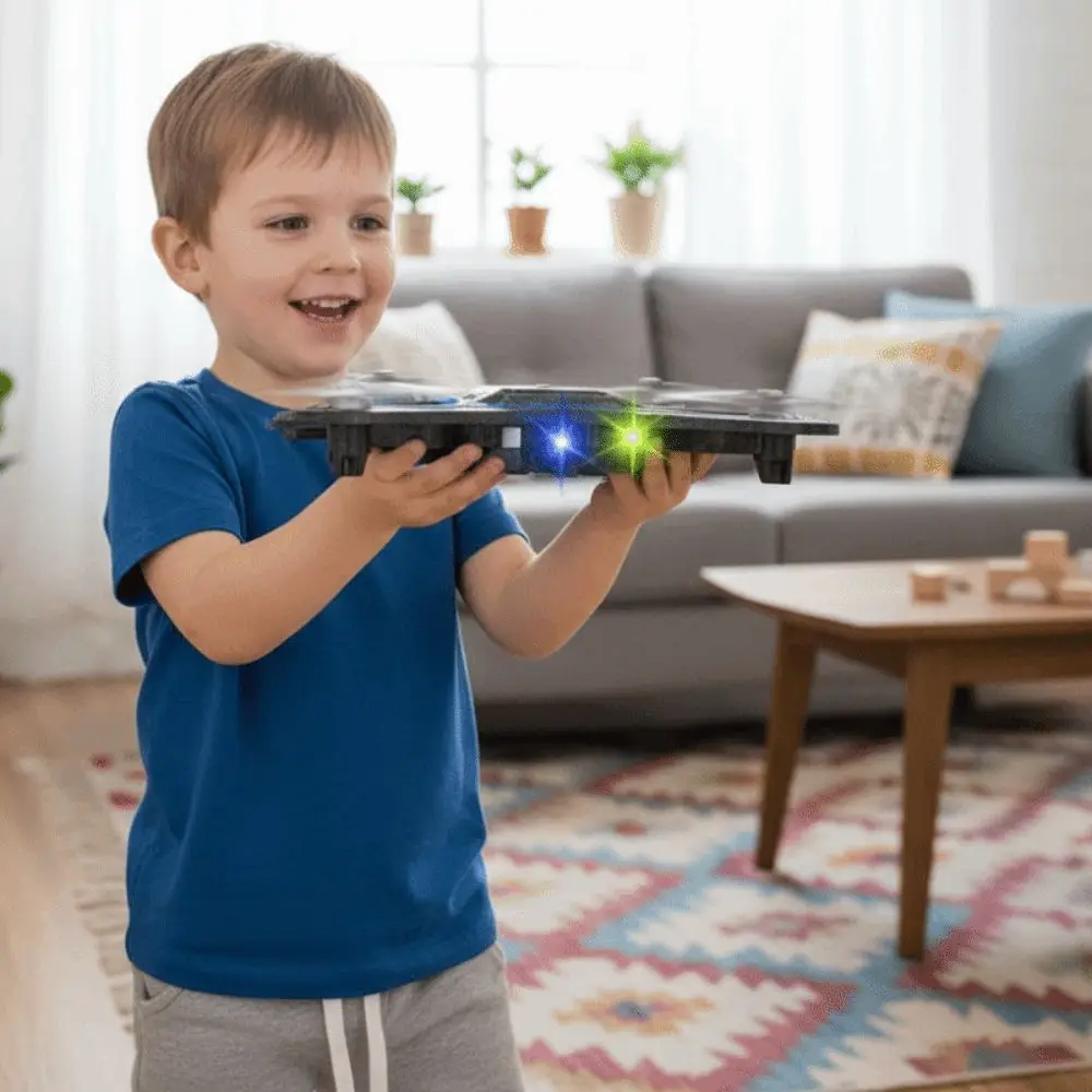 EPP Foam Remote Control Foam Fighter Gravity Sensing Rechargeable Four Motor Helicopter 2.4G Stunt with Light