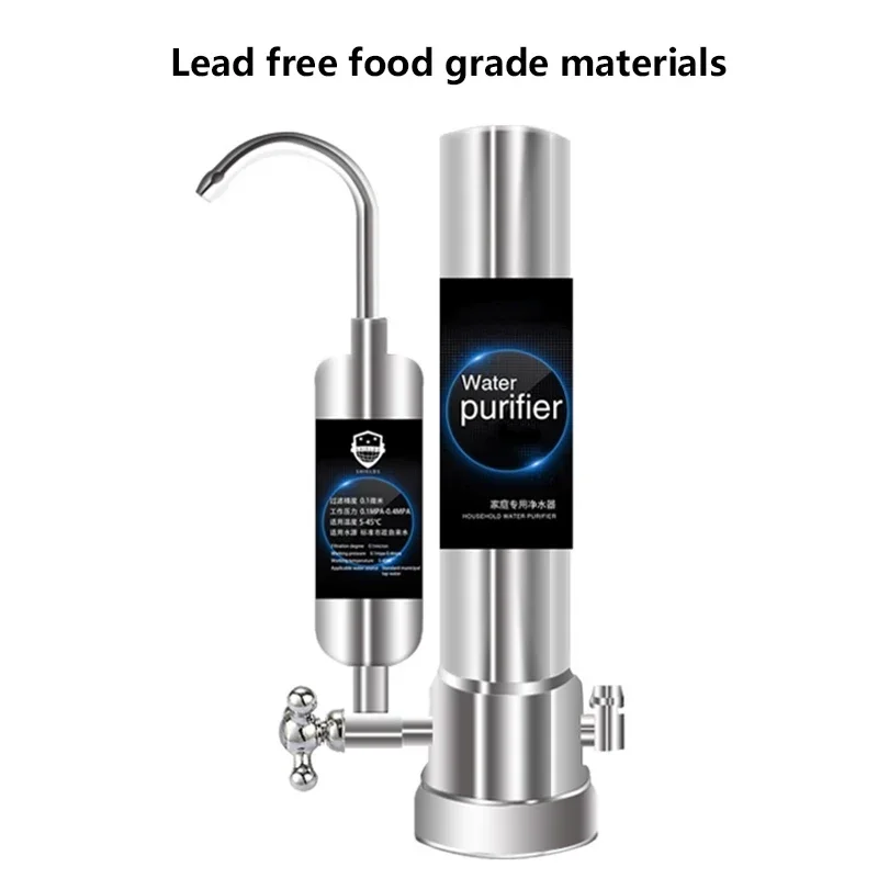 Mesa de beber direta doméstica de purificador de água elemento de filtro cerâmico lavável e filtro de torneira
