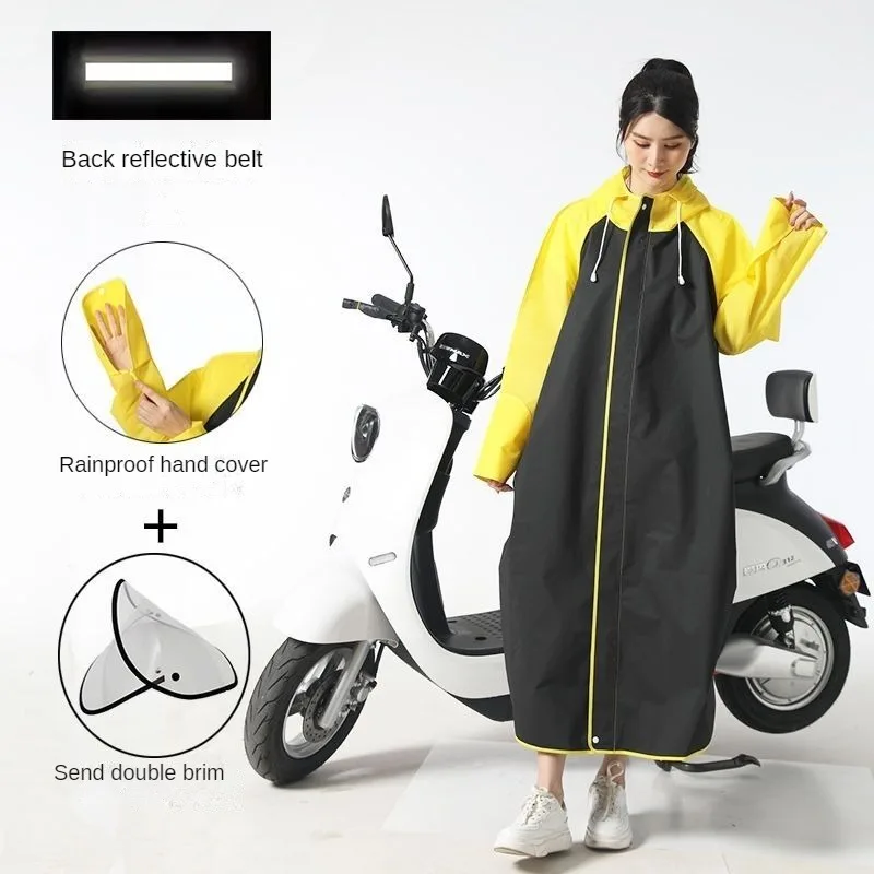 النساء المطر مقاوم للماء السائق غطاء المطر المتكاملة معطف واق من المطر دراجة معطف واق من المطر امرأة المرأة معاطف المطر 2023 معطف الرجال