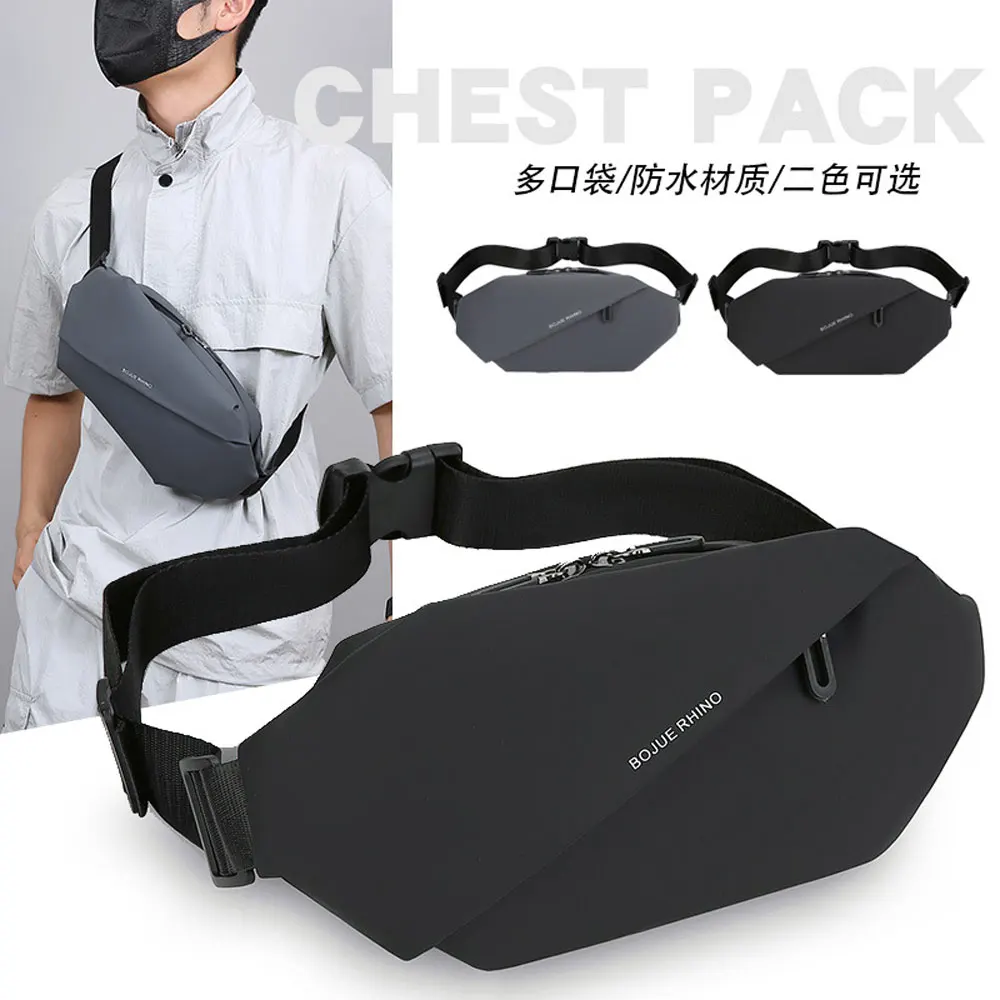 

Men's Waist Bag Sports Phone Bag Multi-functional Chest Pack Running Lightweight Pouch AVA318