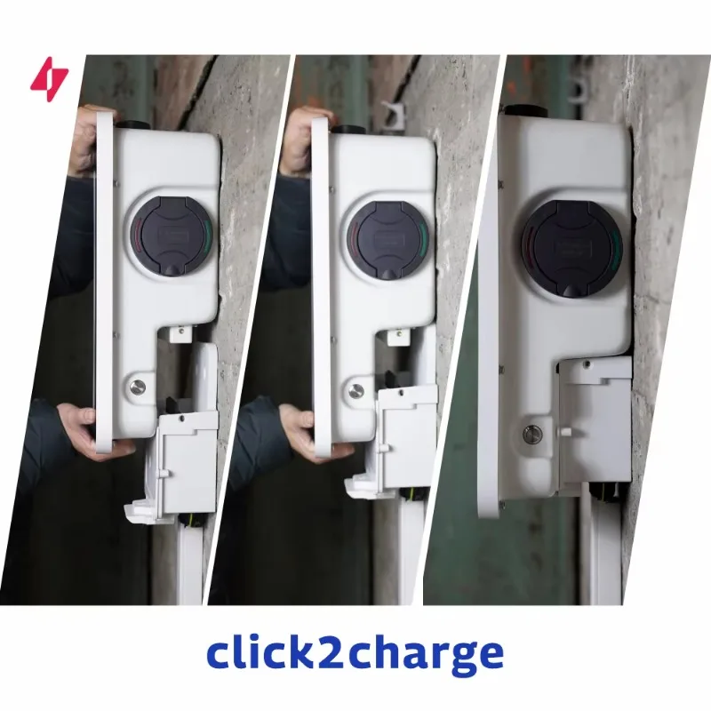 

INJET Manufacturers OCPP 1.6J&2.0 Wall-mounted APP RFID EV Charging Station Home EV Car Charger 22kW Wallbox for Electric Cars