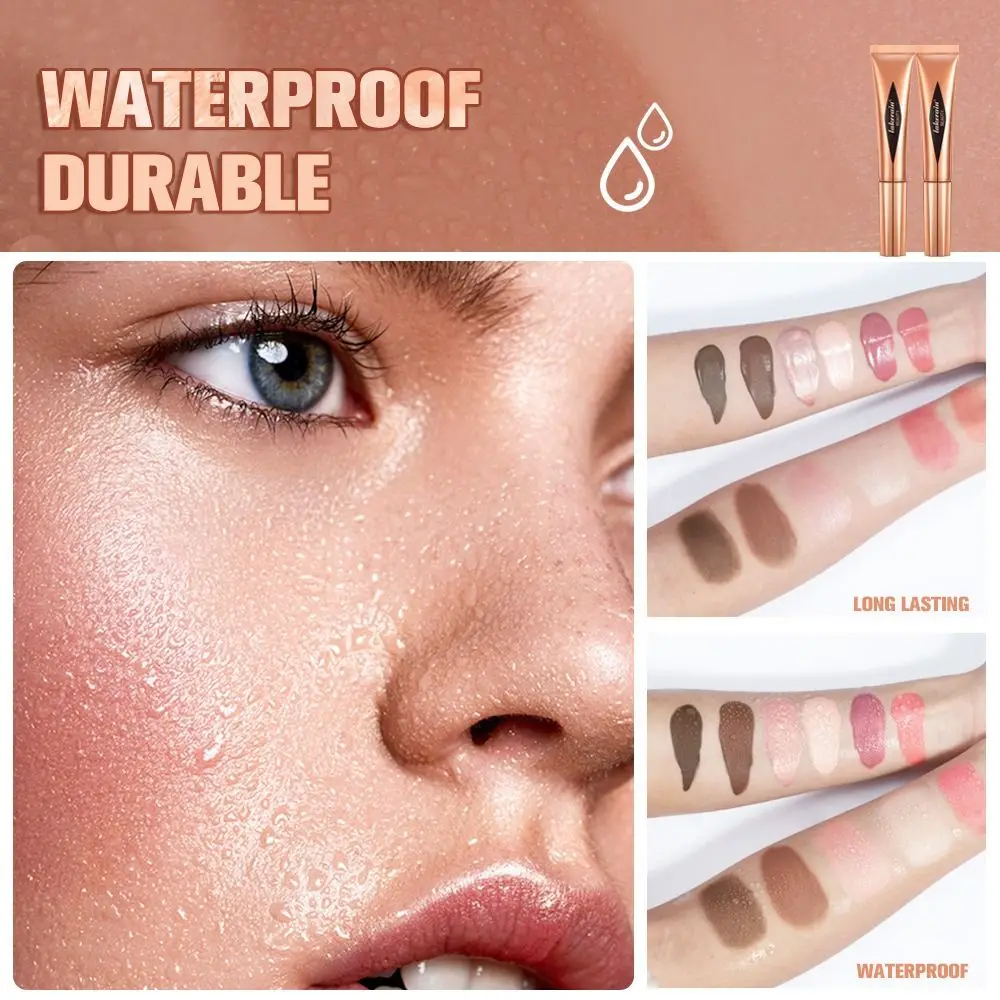 Strumento per il trucco cosmetico a lunga durata con applicatore per cuscino ombretto guancia fard contorno Stick viso liquido fard tinta per gli occhi