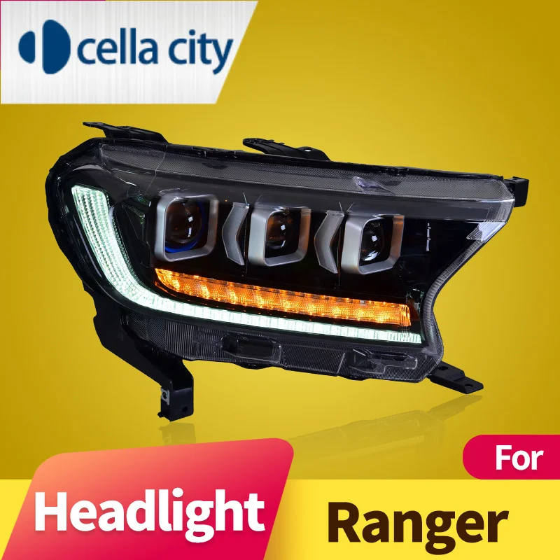 

Headlight Assembly for Ford Everest 2016-2019 Ford Ranger Full LED light source LED sequential turn signal LED headlight