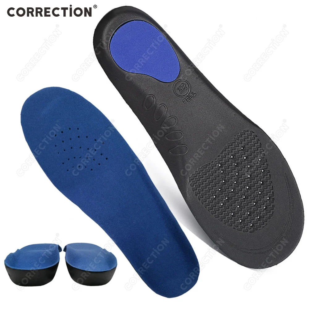 

Flat Feet Arch Support Insoles Orthotic Height 3cm High Quality 3D Premium Comfortable Plush Cloth Orthopedic Insoles Foot Pad