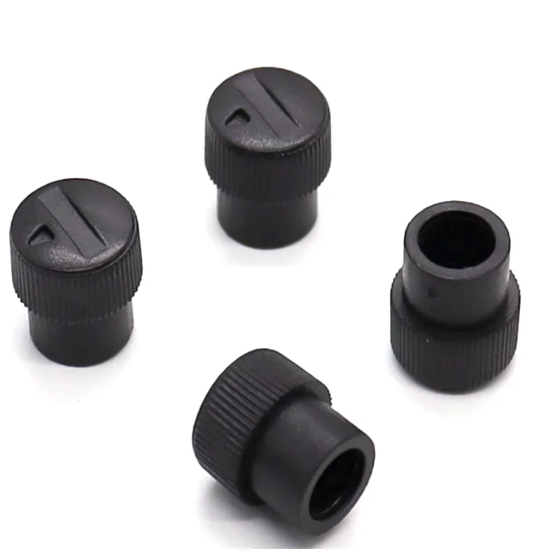 10 pz/lotto Hote:6mm potenziometro Encoder interruttore a fascia tappo manopola in plastica 10.5x12mm tipo albero prugna nero RK09 WTH118 148 09