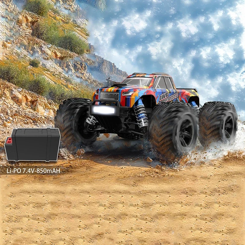 MJX 1/20 20208 Brushless RTR RC Simulation Large Tire Climbing Off-road Vehicle Model Remote Control Car Adult Boy Toy