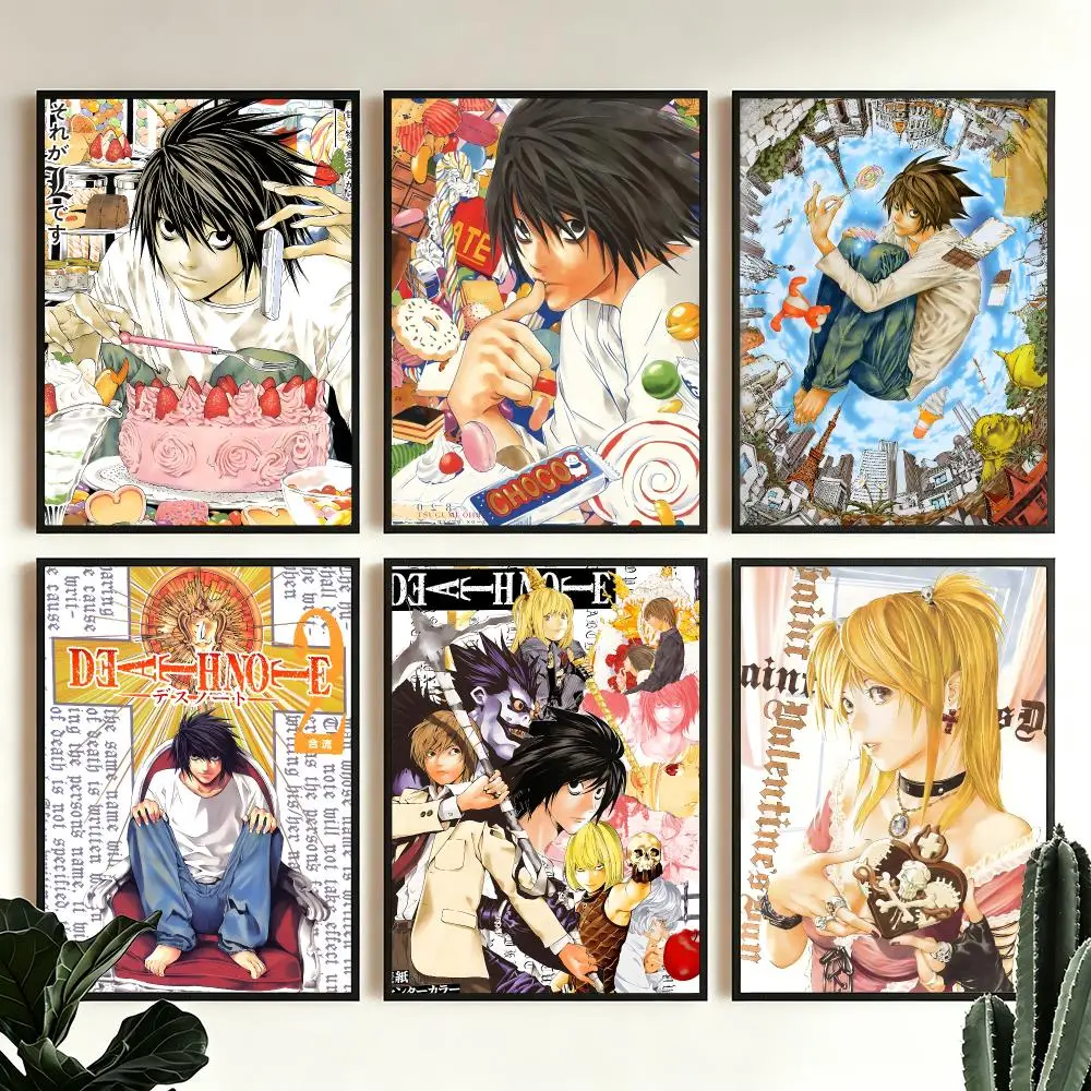 anime Death Note Poster Poster HD Printing Modern Minimalist Style for Home Decor for Bedrooms Home home office Gift