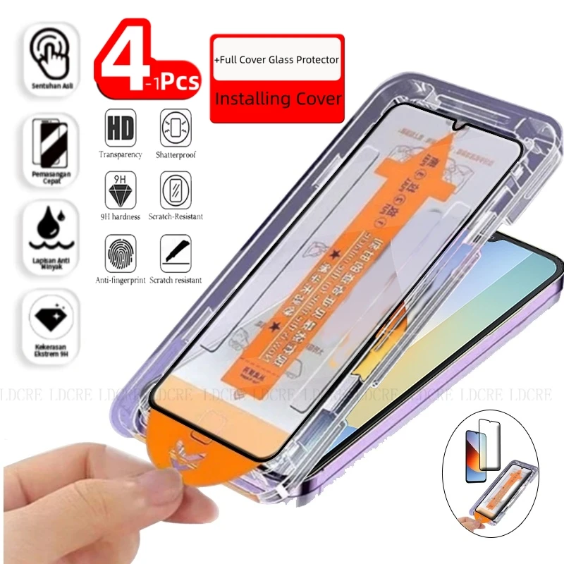 4/3/2/1 Stück für Redmi A7 Pro Glas Xiaomi Redmi A7 Pro Panzerglas staubfrei 9H Vollschutz Handy-Displayschutzfolie Redmi A7 Pro