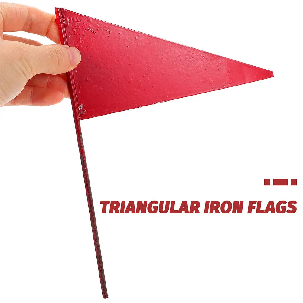 4 Pcs Durable Flags Ground for Marking Garden Sprinkler Markers Stakes Irrigation