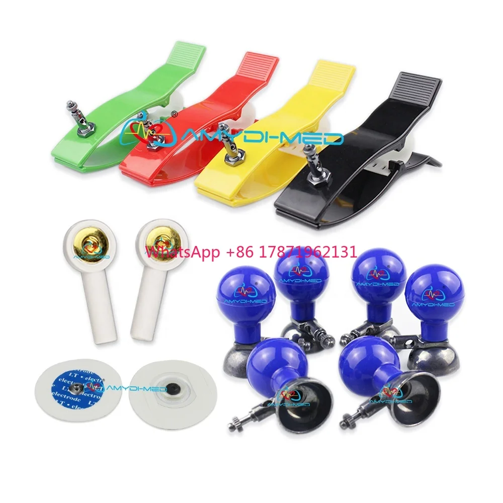 

Ball Tube ECG Electrode Pressure Pad Clamp Snap Self-adhesive Neonatal Adult Disposable Ecg Electrodes For Surgery