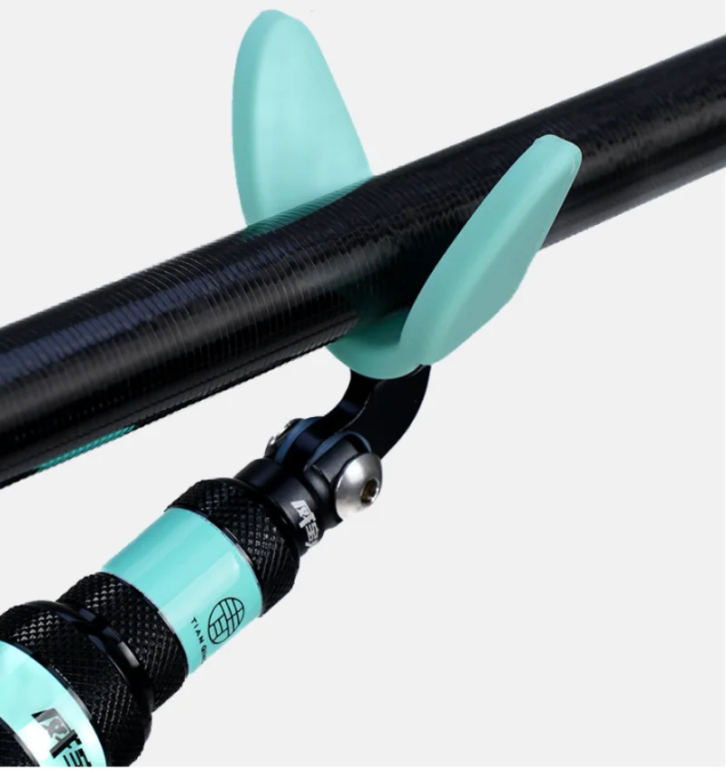 

Fishing Rods Folding Bracket Head Aluminum Alloy Fully Covered Soft Rubber V-shaped Fishing Rods Support Head Y772