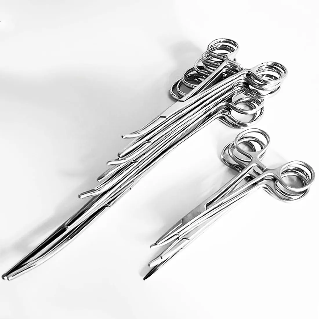JUSTINLAU 16/18/20CM Gebogene/Gerade Edelstahl-Blutstillzange mit Verriegelung, Schröpfzange, chirurgische Zange, Angelzange – Detail 6