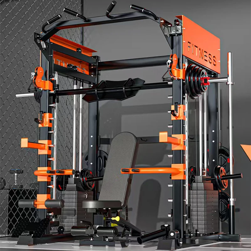 

Multi Functional Smith Machine, Squat, Gantry, Flying Bird, Bench Press, Large Comprehensive Trainer,Big Fitnsee Equipment