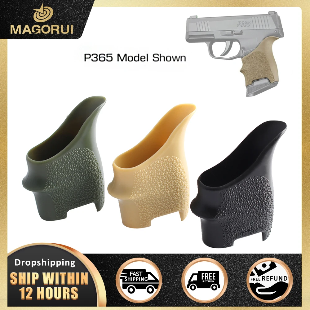 Magorui Anti-Slip Rubber Grip Sleeve For Sig Sauer P365 Tactical Hunting Accessories