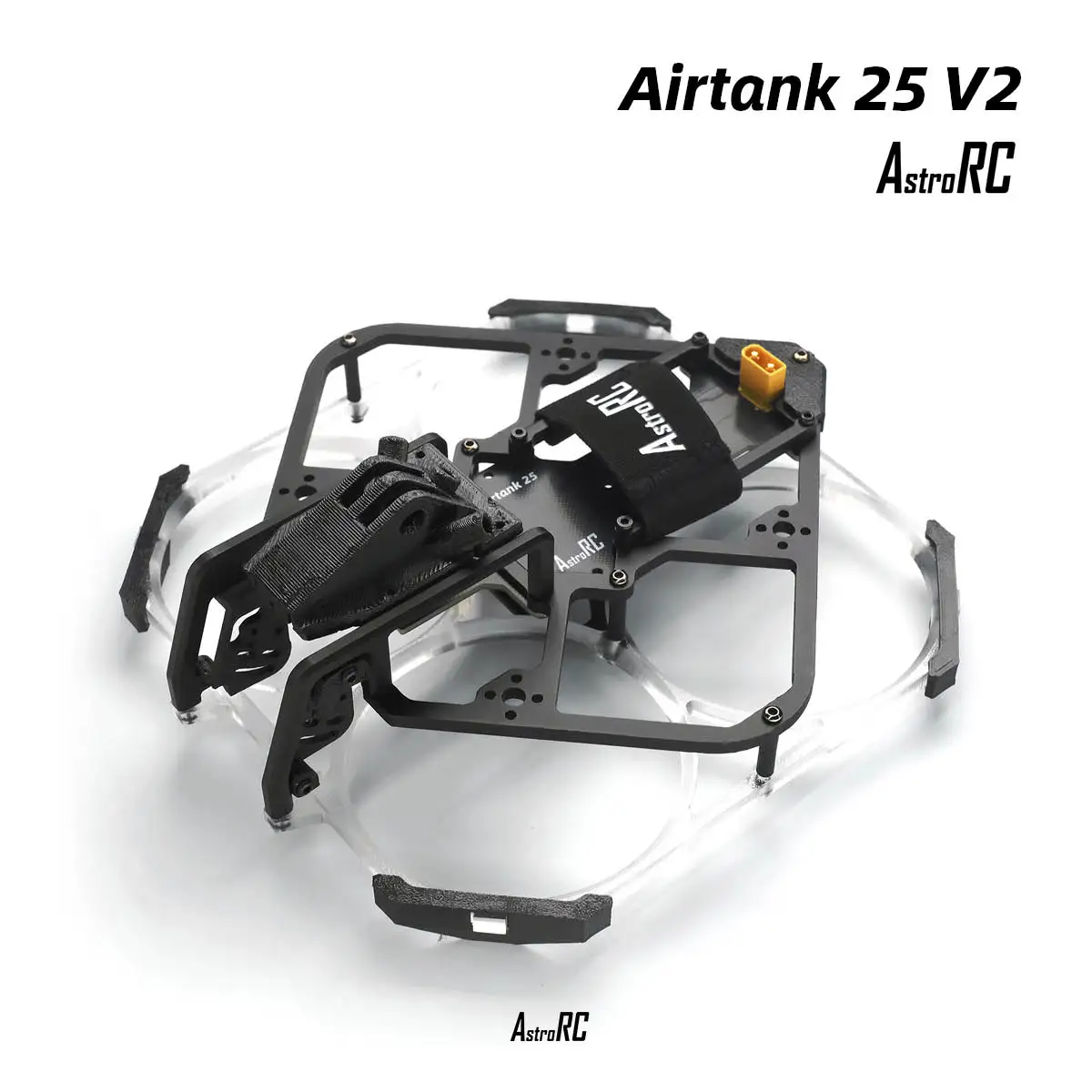 [2.5-Inch Frame] AIRTANK 25 V2 Upgraded Ducted FPV Frame with Protective Guard for AstroRC