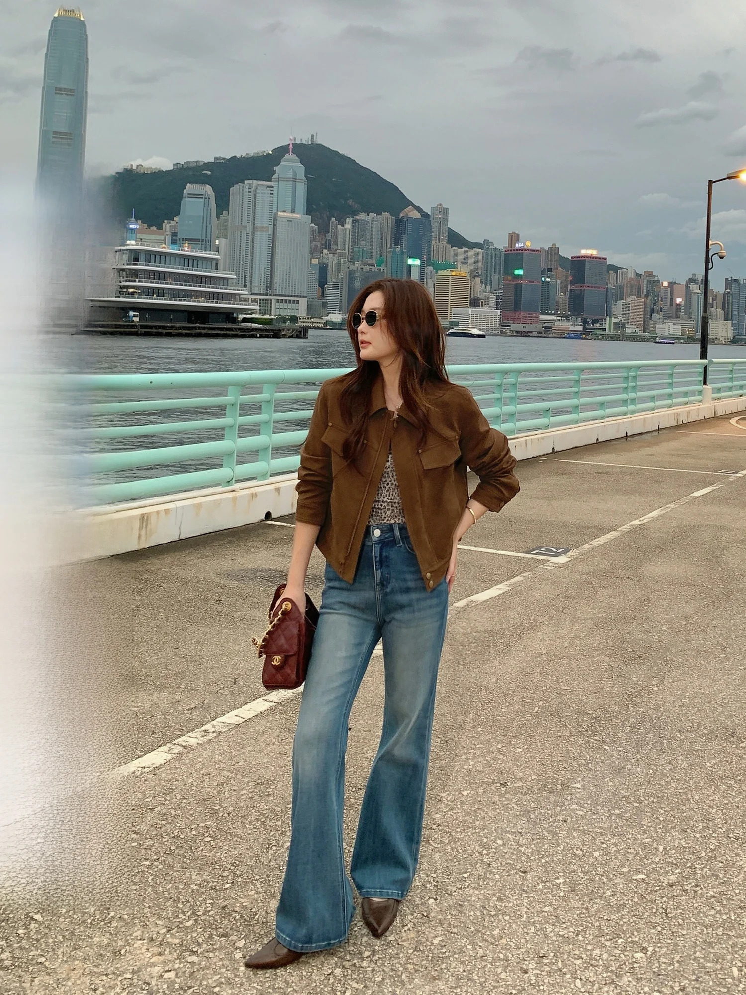 Pusumede Retro High Waist Wide Leg Jeans Women's Loose Fit Casual Long Pants Stylish Modelings Cotton High Elasticity