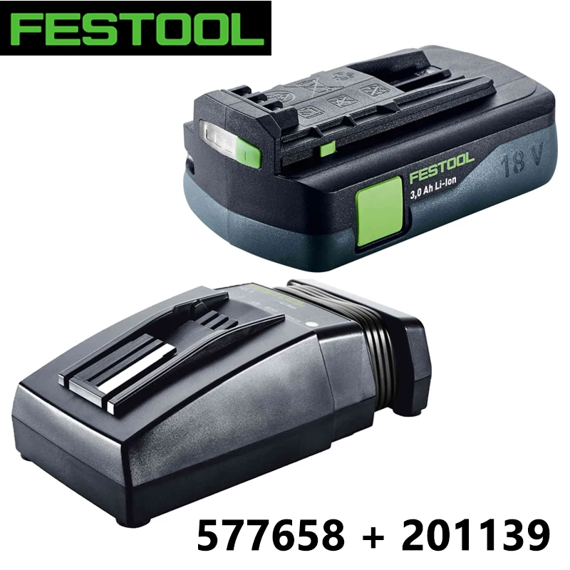 Bateria Compacta Festol Highpower Carregador Tcl para Bateria de 10.8 v a 18 v Bateria 3ah5ah