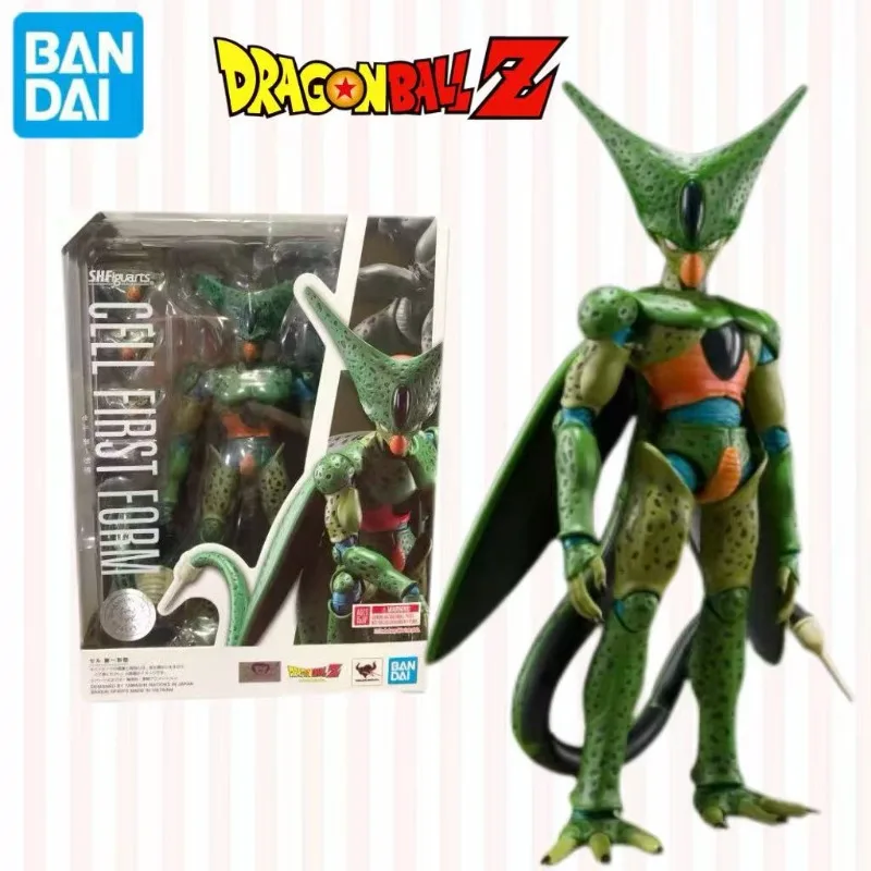 in-stock-original-bandai-anime-dragon-ball-shf-cell-first-form-action-toys-action-figure-collectible-ornaments-model-toy