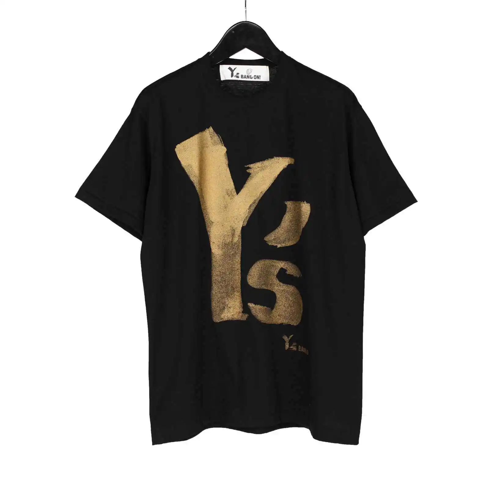 

Top-yamamoto original design: Pure cotton round-neck, niche design, short-sleeved T-shirt for men and women, loose TOP