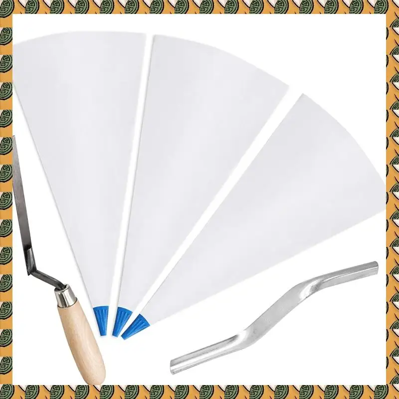 

Набор из 3 мешков для затирки швов A77I с шпателями и указателями для разметки, для укладки плитки и каменной кладки