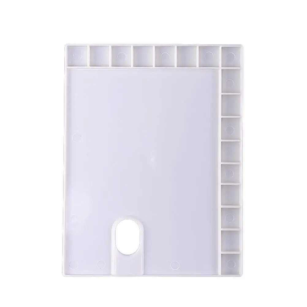 

3pcs Palette Mixing Painting Trays Sturdy Lightweight Easy Clean Color Watercolor Paints Plates Pigment Tool DIY for