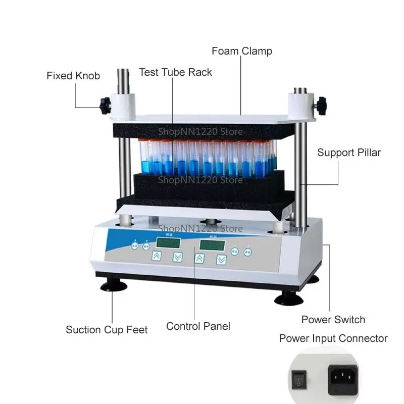 高品質・高速の実験用化学薬品携帯型電動オービタルミキサーシェーカー（マルチチューブ対応）