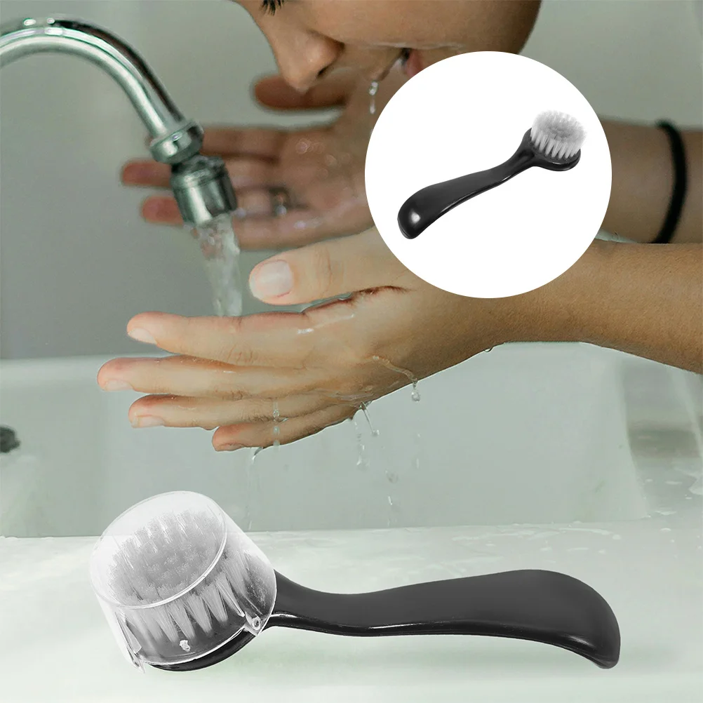 

6Pcs Manual Facial Cleansing Brush Nylon PVC Deep Cleaning Face Exfoliator Brush Face Scrubber Portable Home Travel Tool
