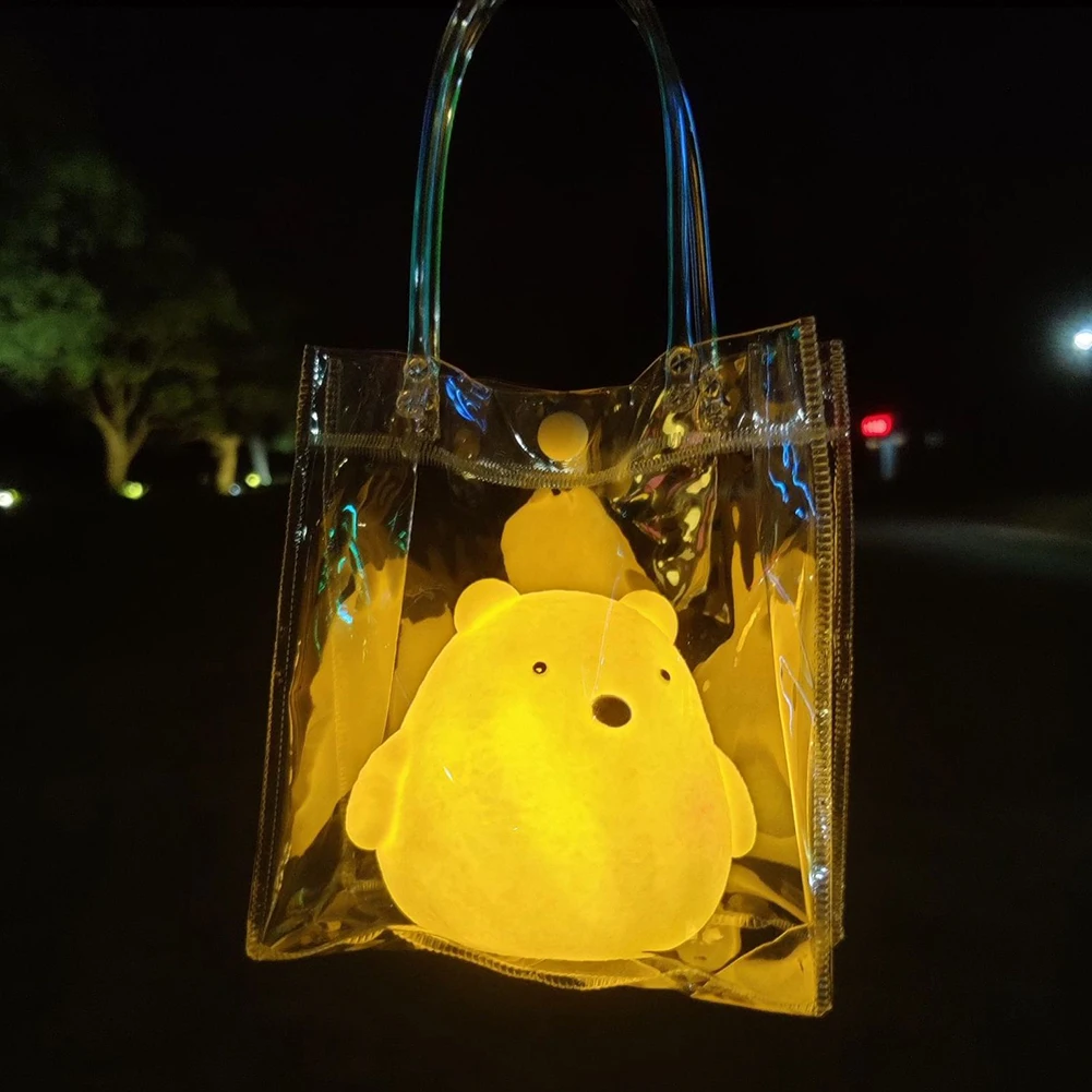 Led Eye-care Sleep Night Lamp Cute Animal Lights regalo di festa per bambini Sleeping luci Creative per lampada da tavolo per camera da letto