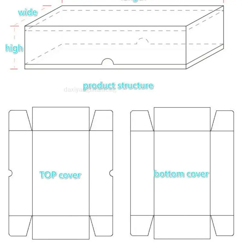 10pcs/lot 23x23x7.5cm 17*21*8cm Plastic Transparent PVC folding Up Down Cover Packing Box Fish Glue Gift Box Plastic