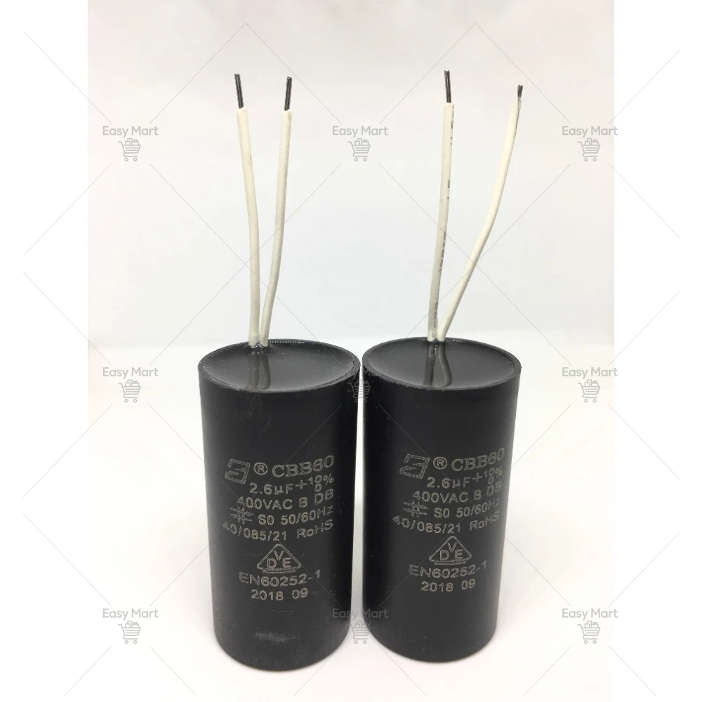 2pcs MK265N40RL  Is Suitable  Wall-hung Boiler Circulating Pump Capacitor