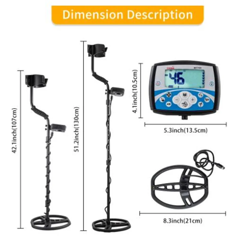 MT705 Professional Underground Metal Detector V-Flex Scanner Waterproof 11