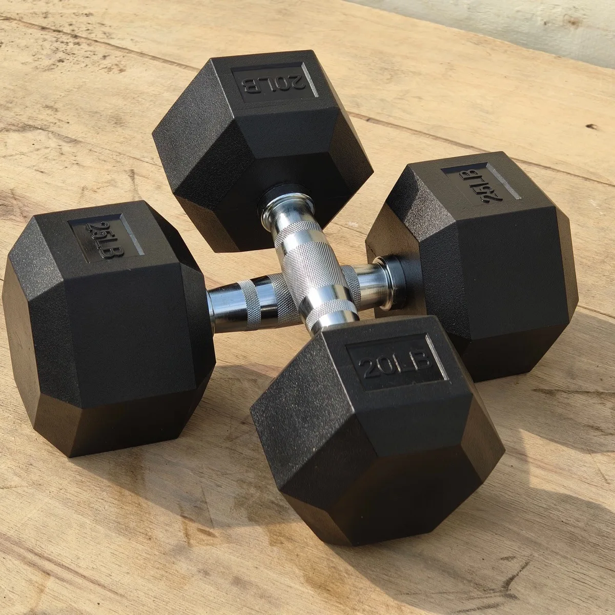 Wholesale PEV Hexagonal Dumbbells for Men's Fitness Fixed Gym Arm Training Dumbbells 5kg