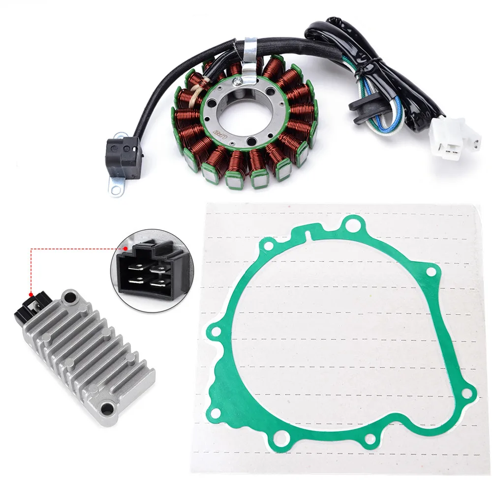 For Yamaha TTR250 TT-R250 1999-2006 Generator Stator Coil & Regulator Rectifier & Gasket TT250R Raid 1994-1996