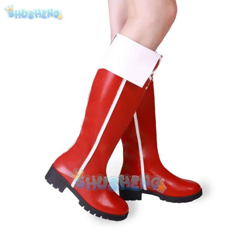 أحذية أنيمي كوسبلاي من Puella Magi Madoka Magica ، دعامة ساكورا كيوكو ، أحذية كرنفال الهالوين