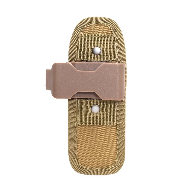 Tactical Flashlight Holster Belt Torch Bag Durable Hunting Lighting Accessory Survival Kits 360 Degree Holster Rotary Torch Case