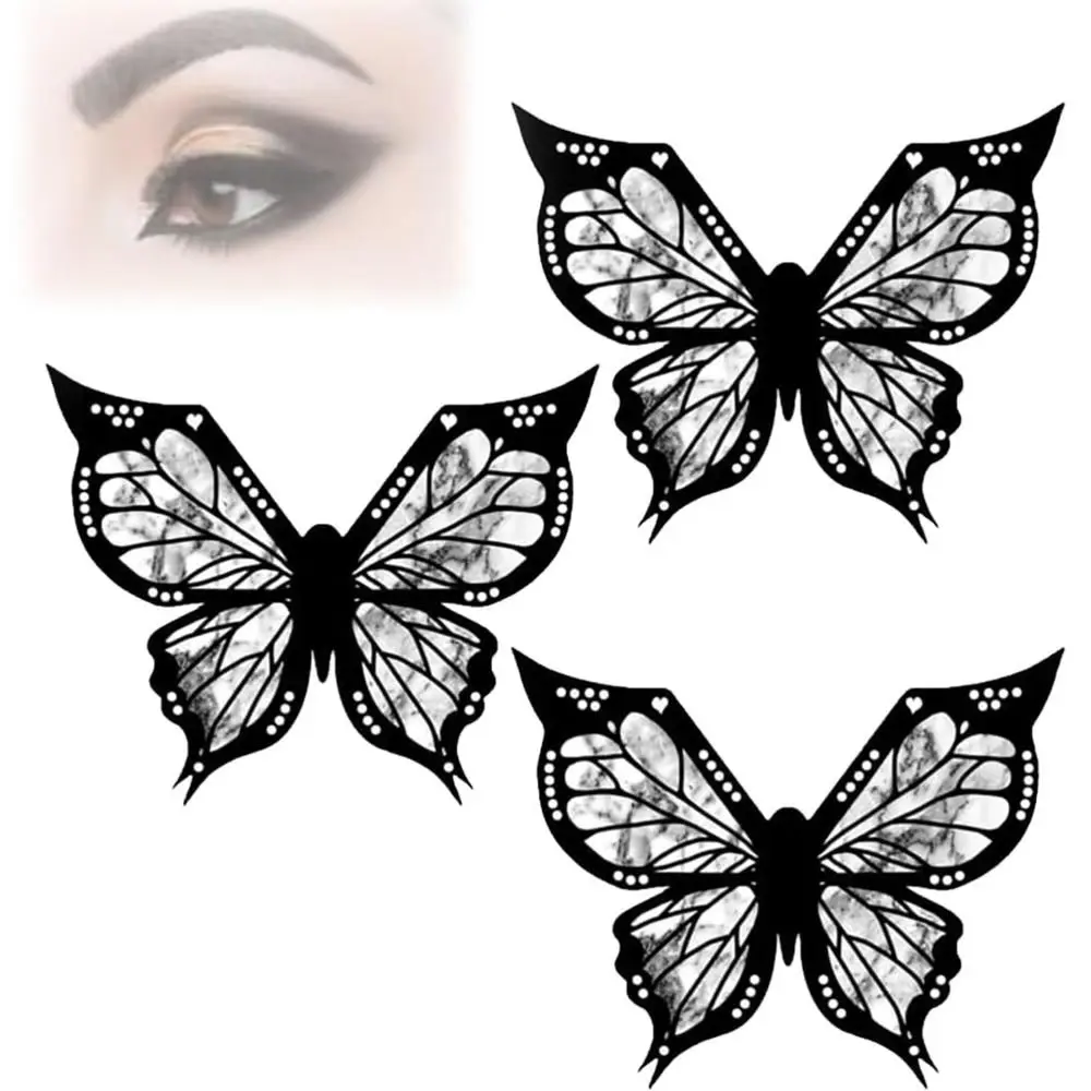 Winged Eyeliner Tool Butterfly Eyeliner Stencil Flexible Eyeliner Stamp Tool Reusable Eyeliner Stencil Winged Look