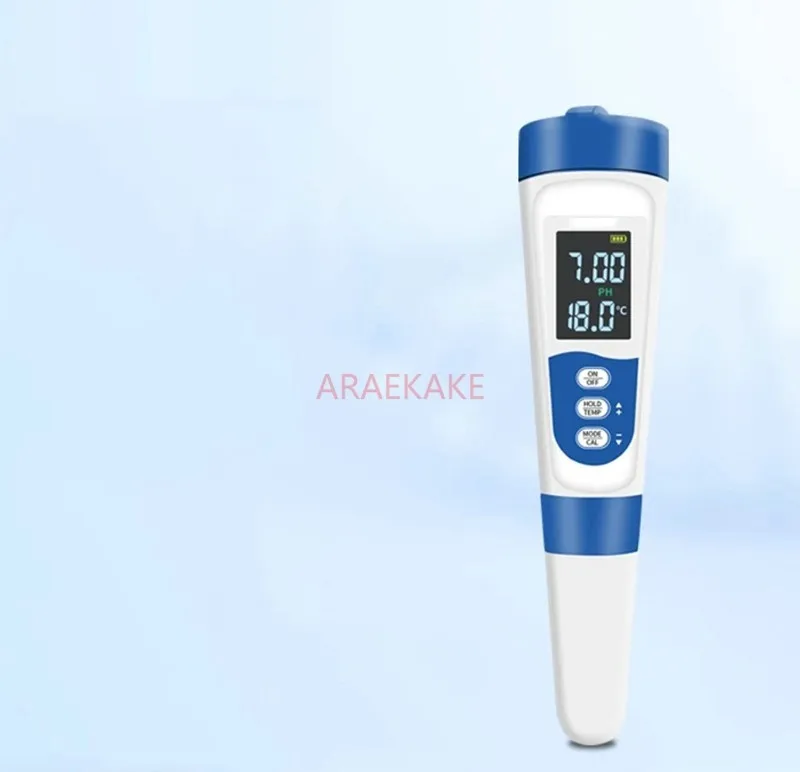 Pluma de prueba de PH, medidor de pH de alta precisión, valor de pH portátil, instrumento de prueba de acidez y alcalinidad, calidad del agua del pecera t