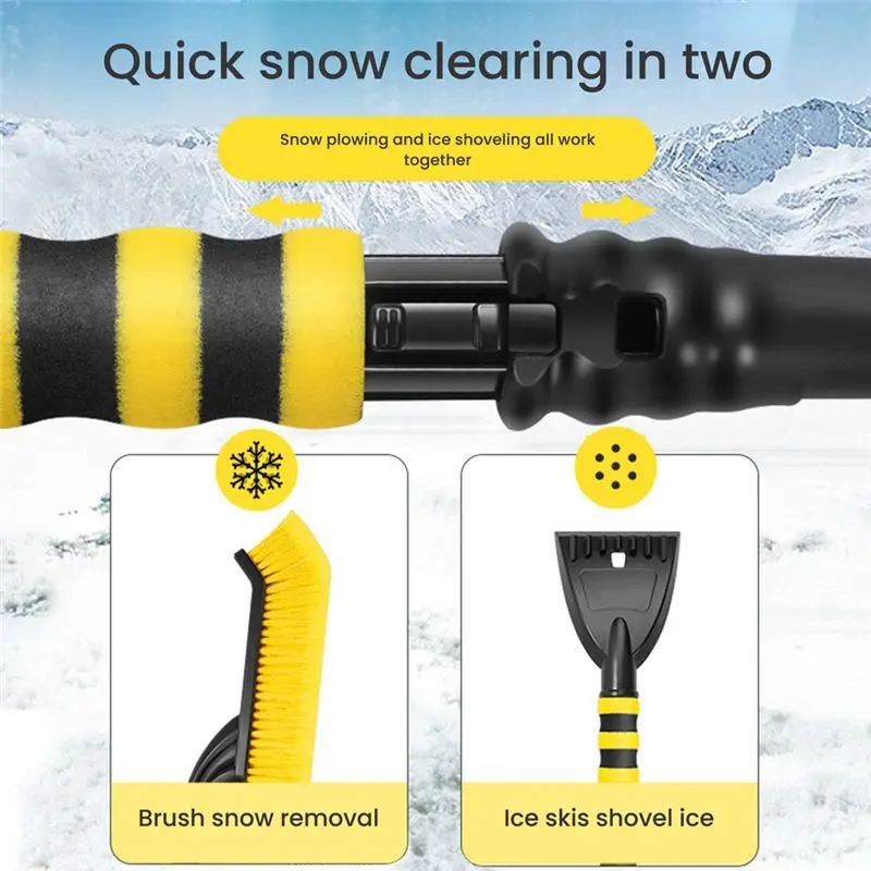 

Y17A Snow Removal Shovel Ice Removal Snow Brush Snow Scraper Artifact Glass Winter Defrost Snow Removal Tool