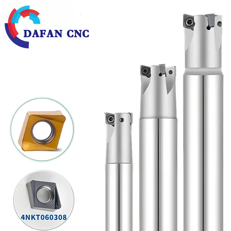 

TE90-C16 C20 D16 D20 Fast-feed Double-sided Milling Cutter For 4NKT060308 R Efficient And Economical To 300R Series