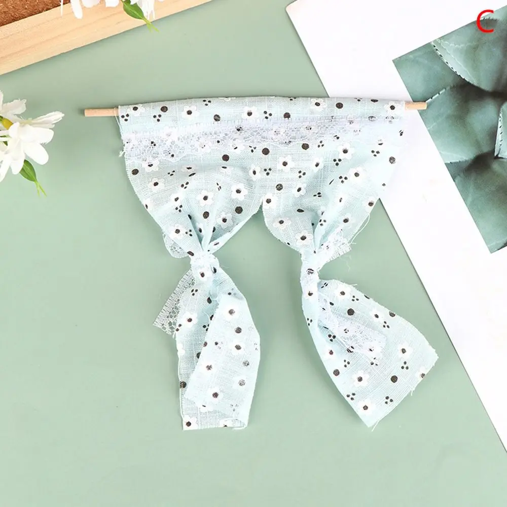 

Lace Dollhouse Miniature Flower Curtain Cloth 1:12 Doll House Furniture Doll House Accessories Dollhouse Toy Daisy